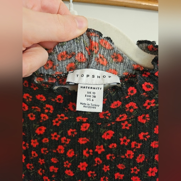 MATERNITY mock neck dress - Picture 2 of 4